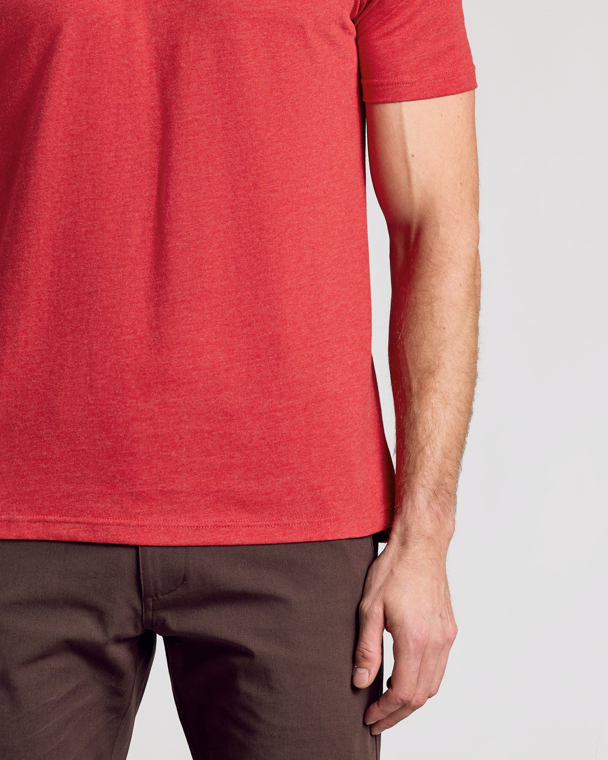 Dark Heather Lava Classic Polo