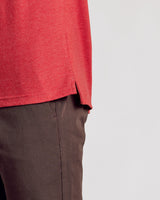 Dark Heather Lava Classic Polo