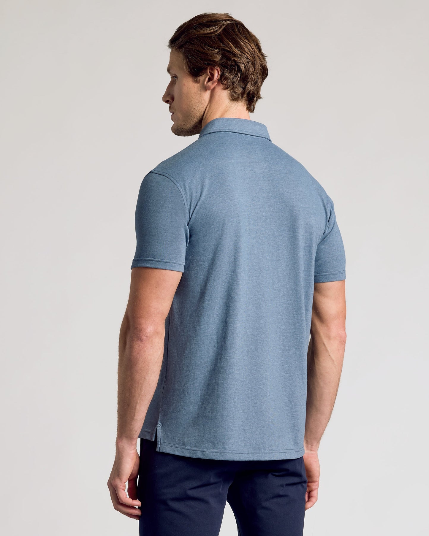 Dark Heather Tempest Short Sleeve Polo