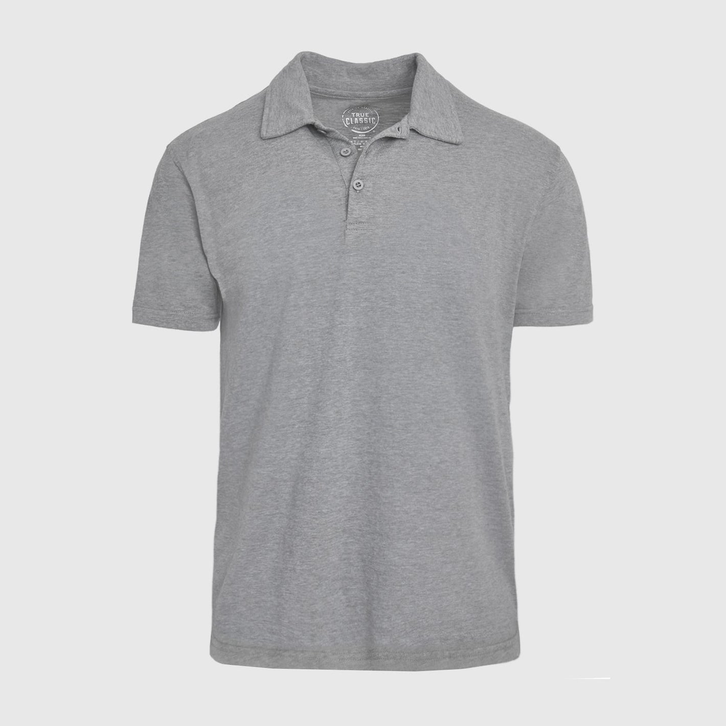 Heather Gray Classic Polo