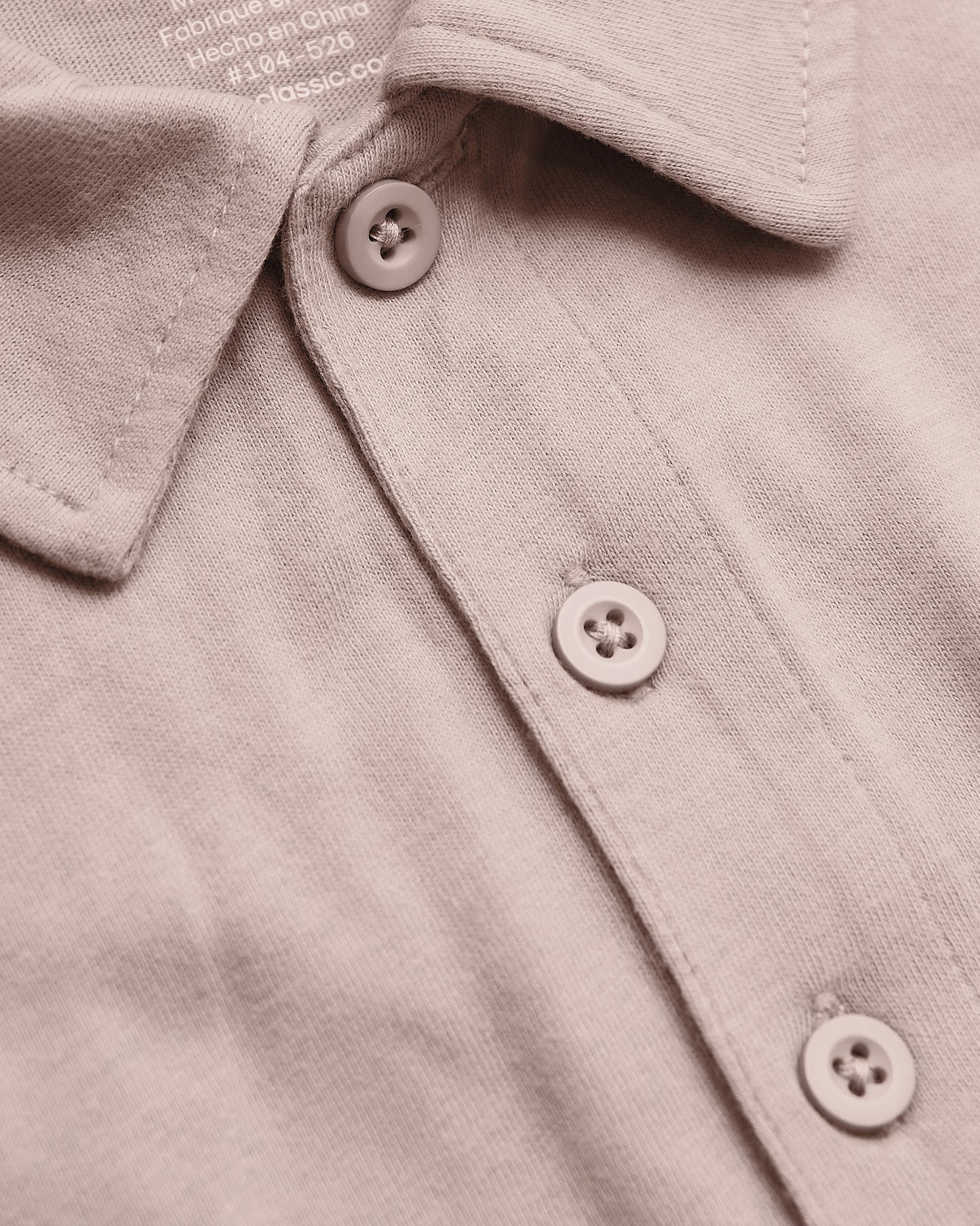 Light Heather Slate Mauve Classic Polo