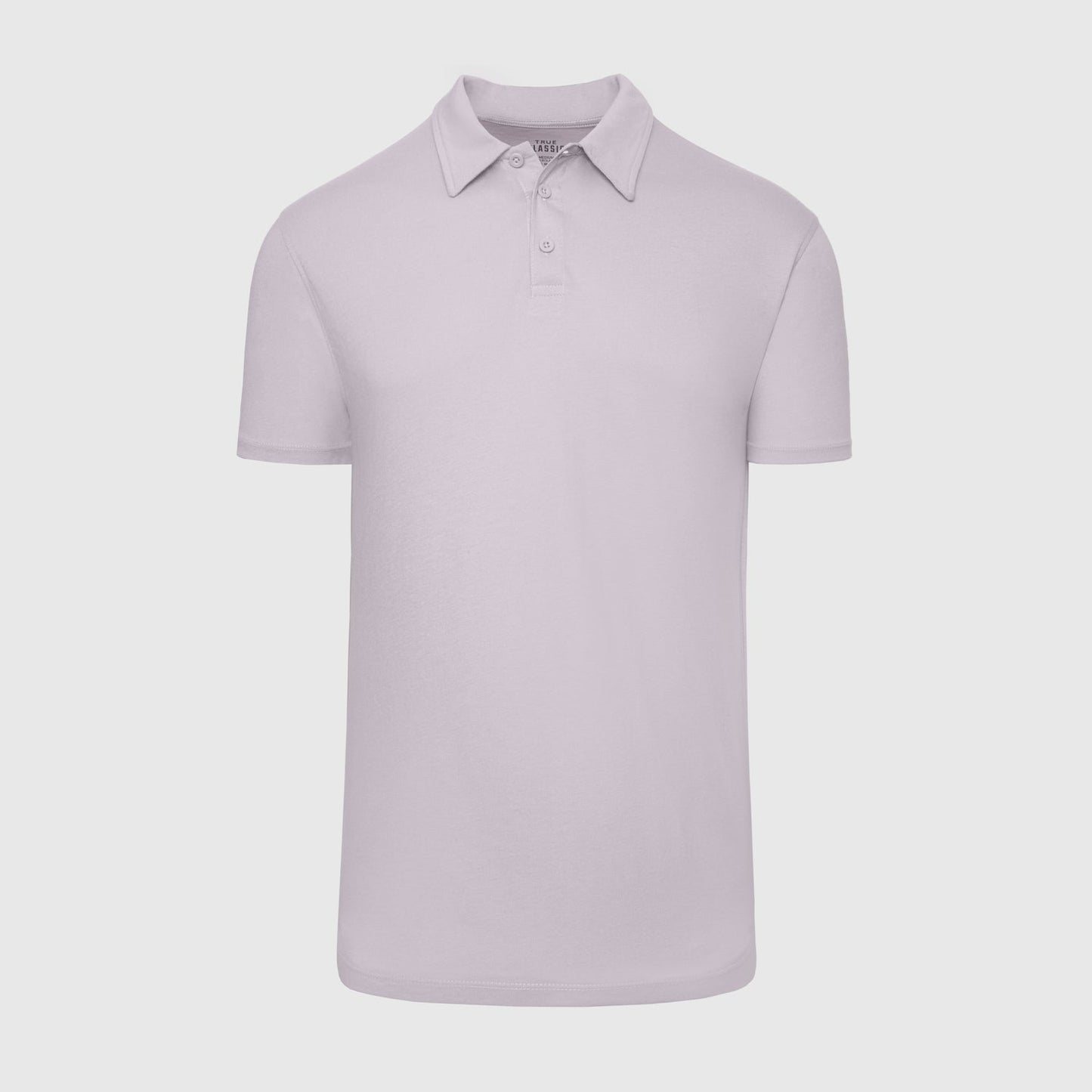 Lilac Gray Short Sleeve Polo