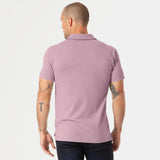 Mineral Mauve Short Sleeve Polo