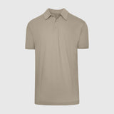 Military Beige Short Sleeve Polo