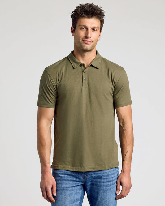 Military Green Classic Polo