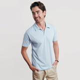 Pale Blue Short Sleeve Polo