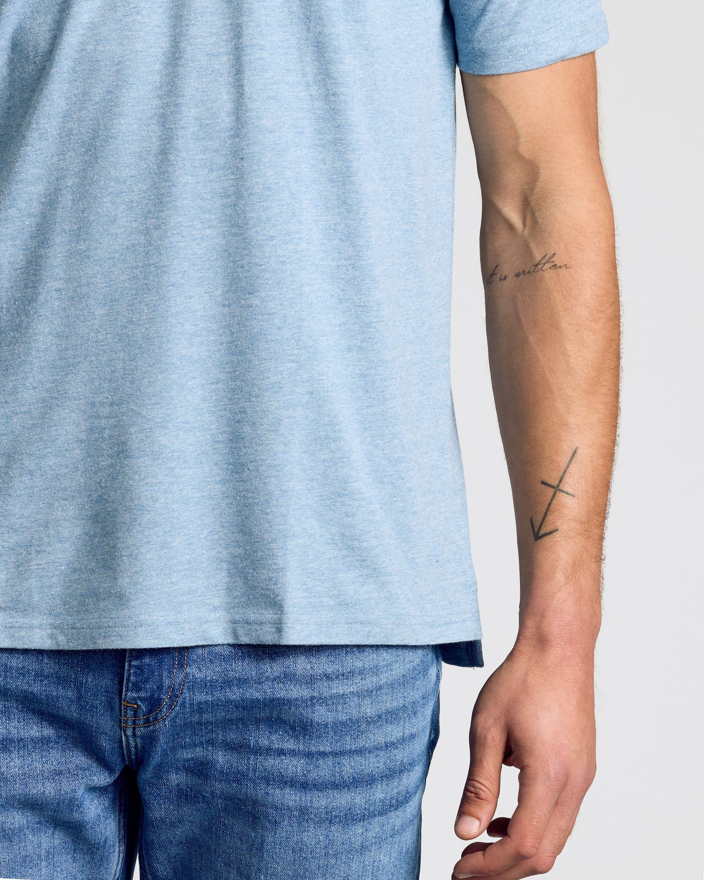 Heather Indigo Classic Polo