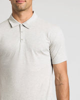 Light Heather Gray Classic Polo