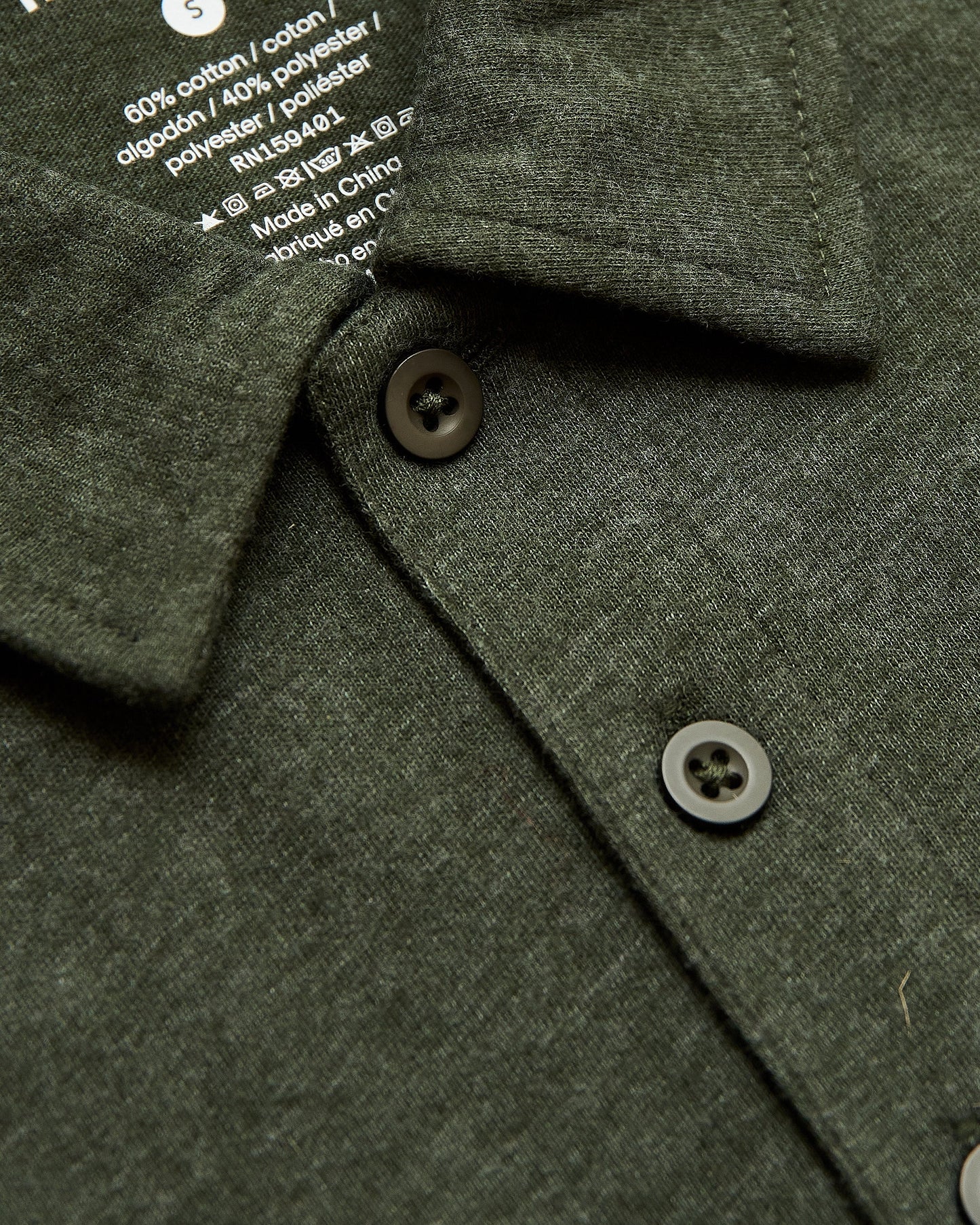 Racing Green Heather Short Sleeve Polo