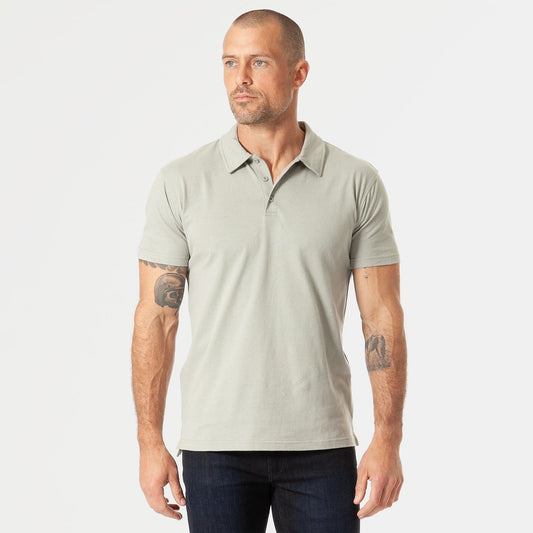 Slate Green Short Sleeve Polo