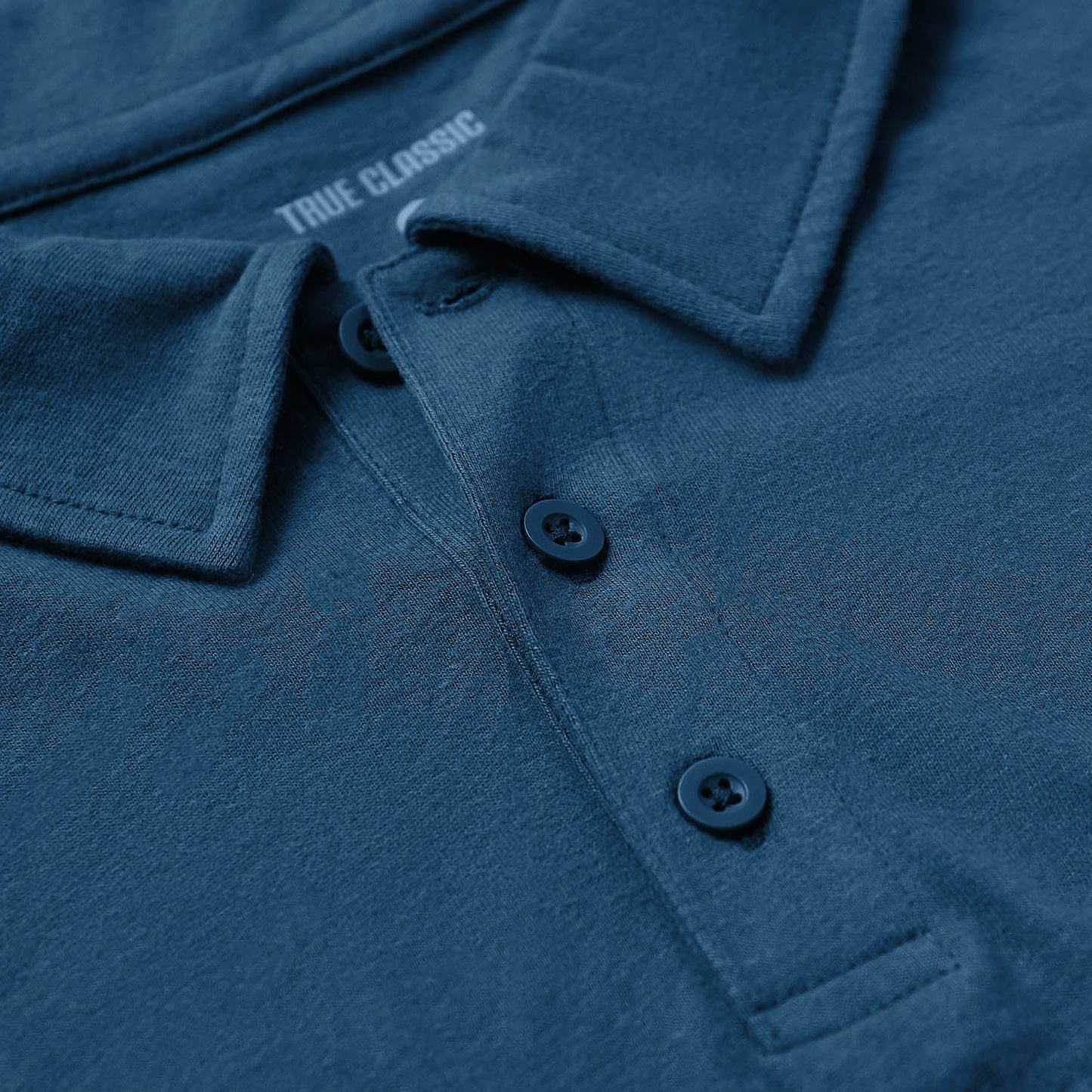 Stone Blue Short Sleeve Polo