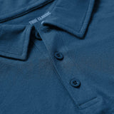 Stone Blue Short Sleeve Polo