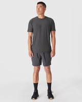 Dark Heather Tempest Active Crew Neck Tee