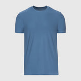 Stone Blue Active Crew Neck Tee