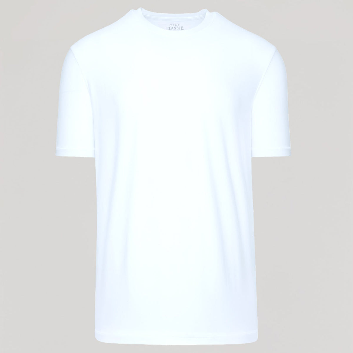 White Active Crew Neck Tee
