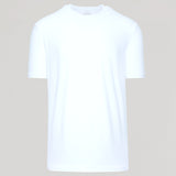 White Active Crew Neck Tee