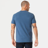 Stone Blue Pocket Crew Tee