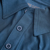 Stone Blue Active Short Sleeve Polo