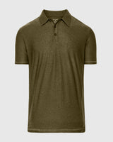 Dark Heather Pear Active Polo 2.0