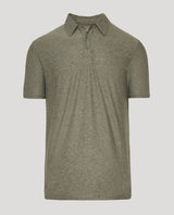 Heather Military Green Active Polo 2.0