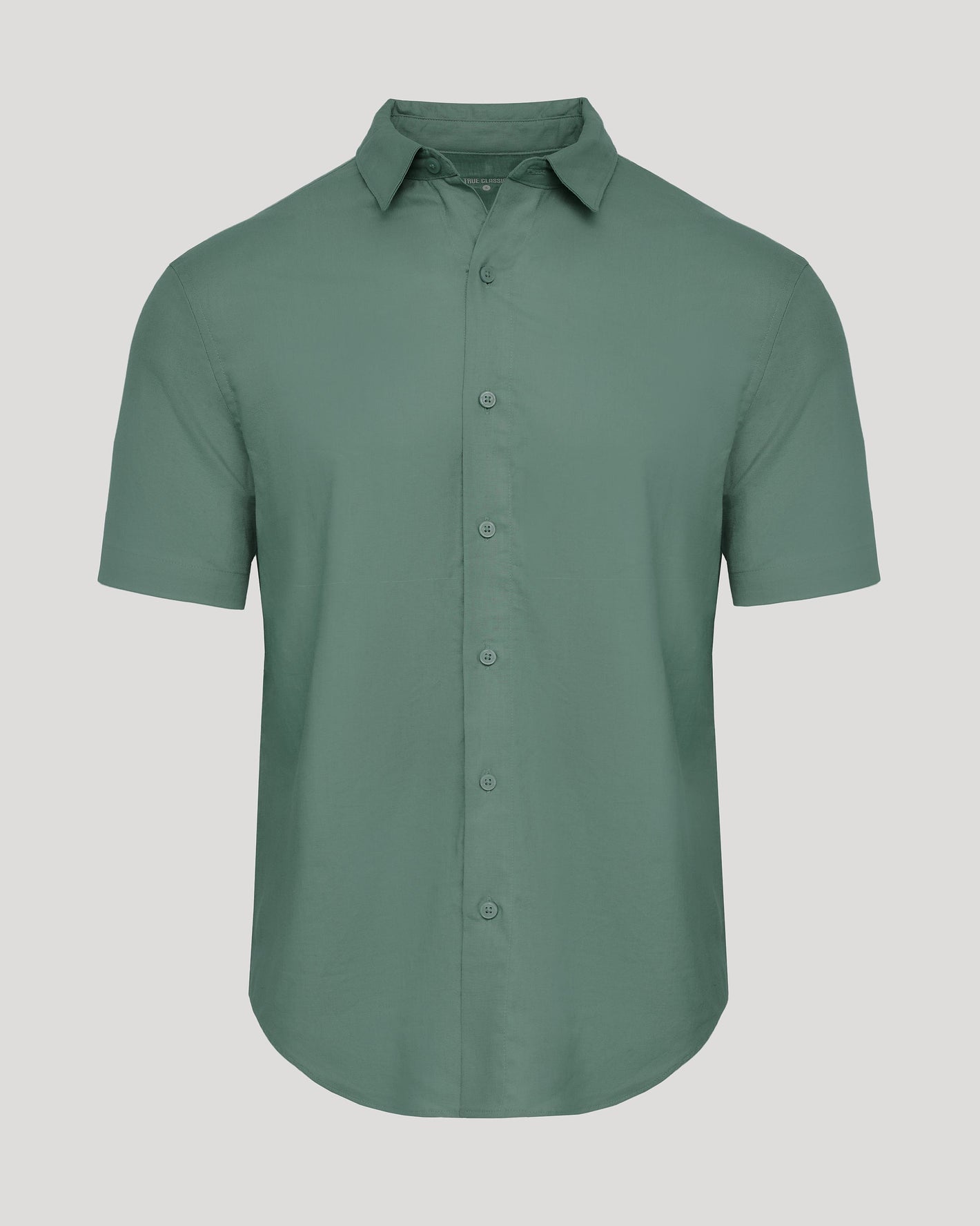 Moss Short Sleeve Linen Shirt