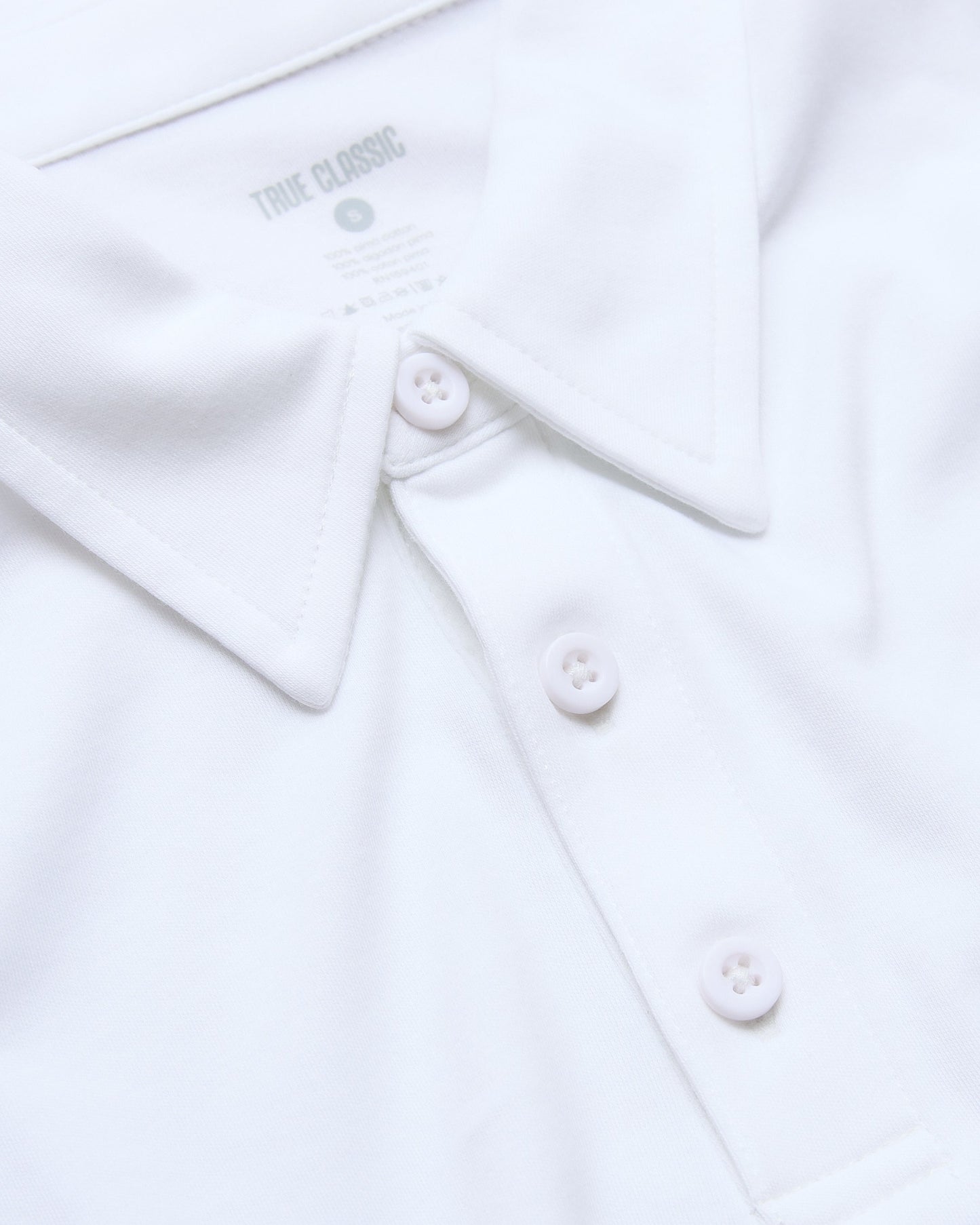 White Pima Polo