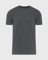 Charcoal Heather Gray Short Sleeve Loungewear Tee