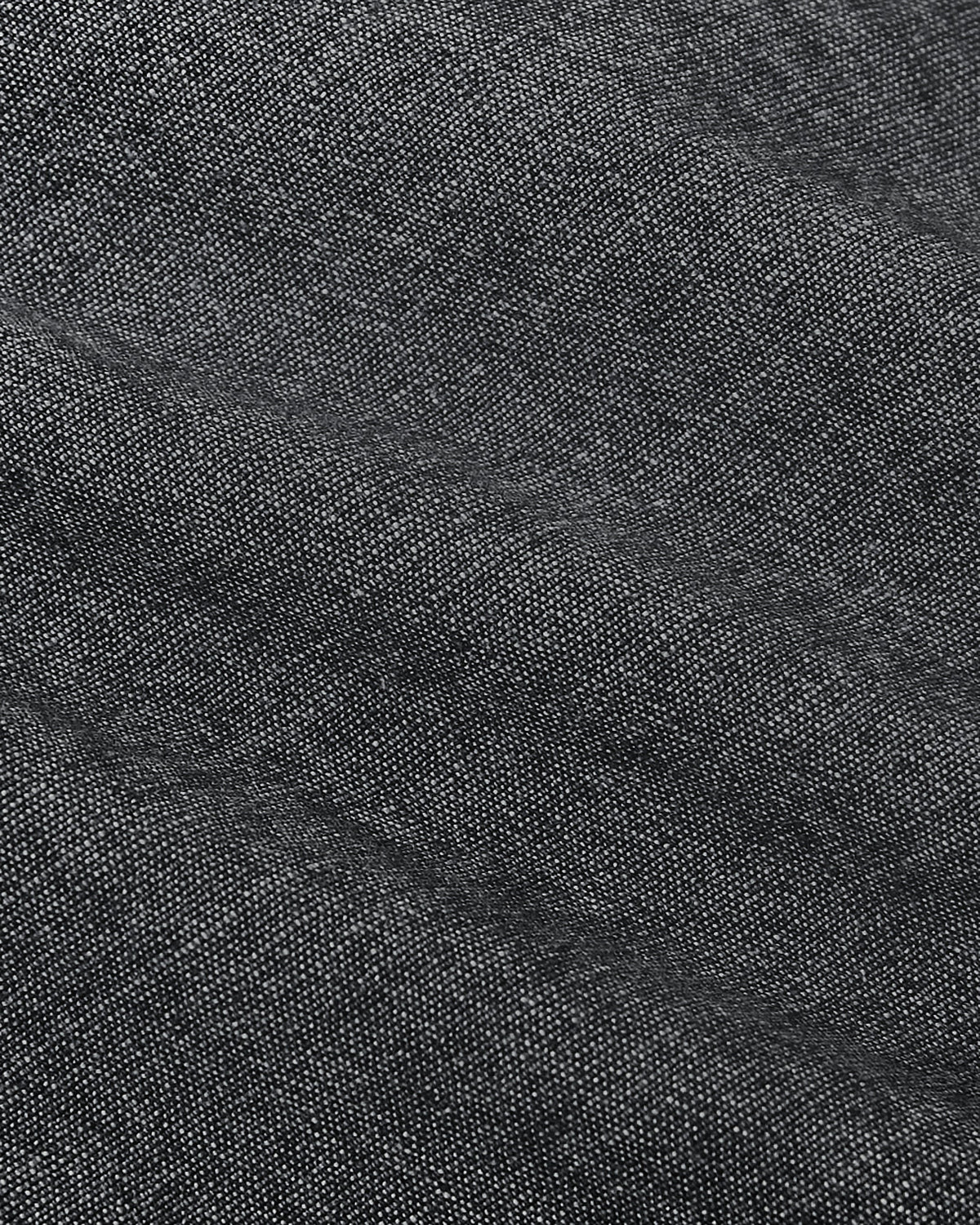 Black Wash Short Sleeve Stretch Chambray Shirt