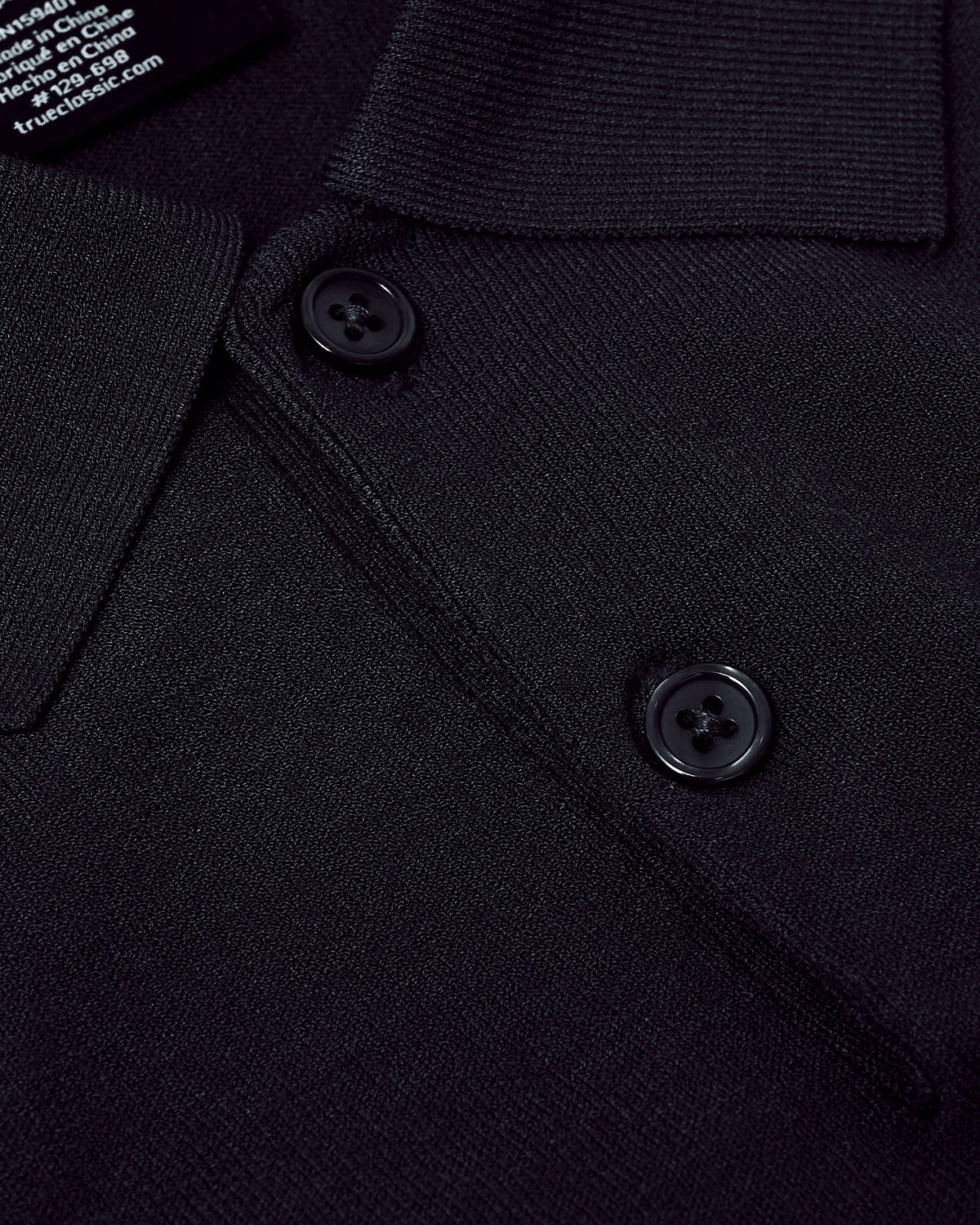 Black Dressy Polo