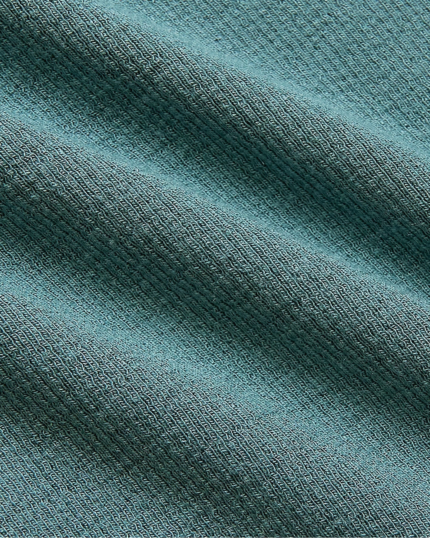 Womens Stormcloud Ribbed U-Neck Tee