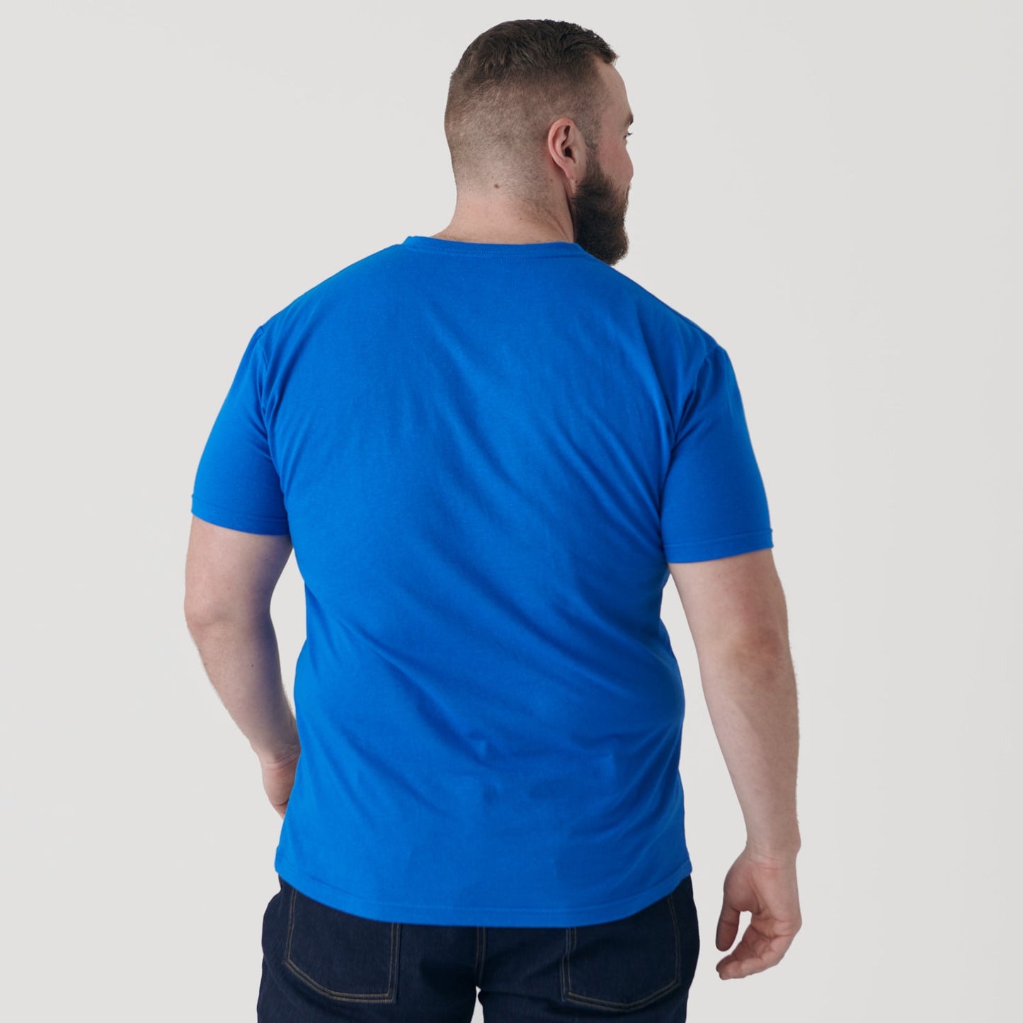 Electric Blue V-Neck Tee