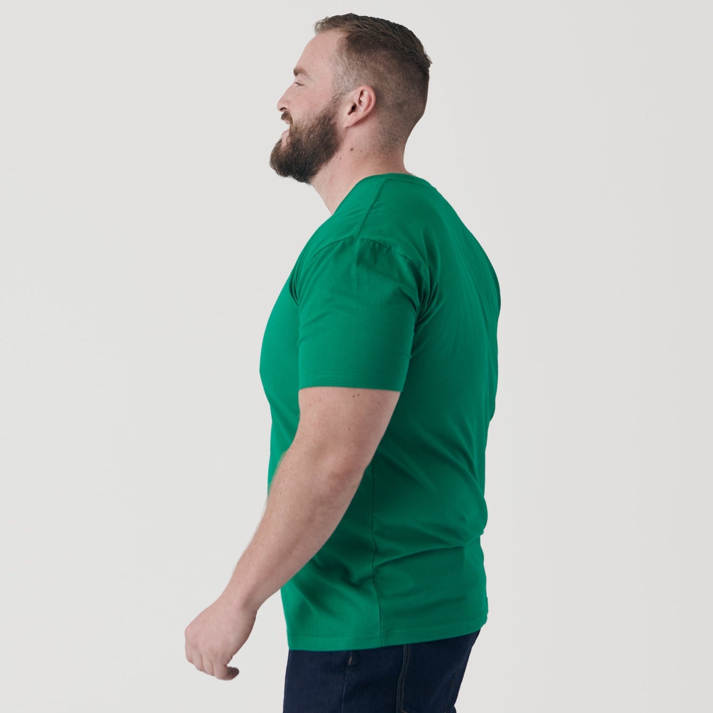 Kelly Green V-Neck Tee