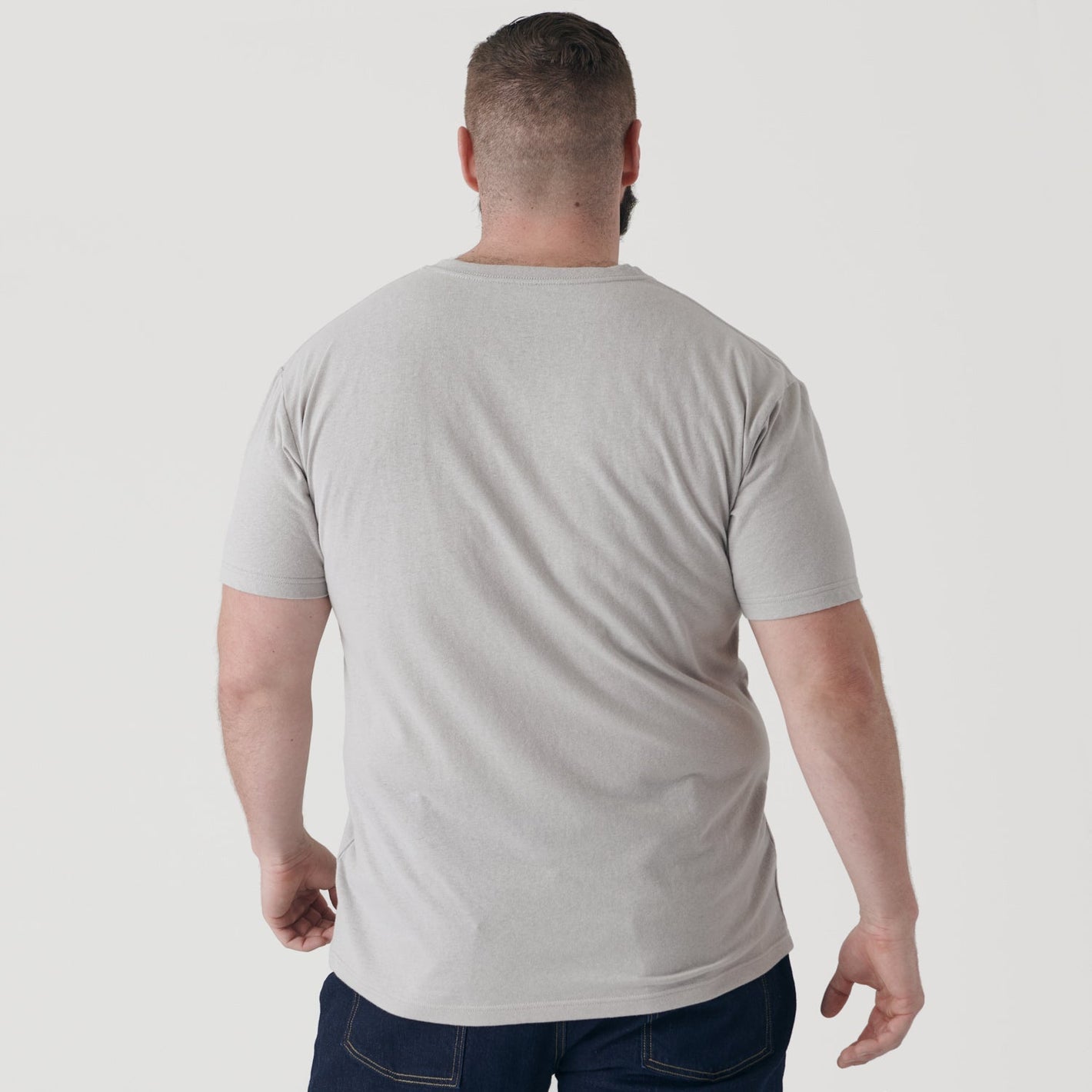 Light Gray V-Neck Tee