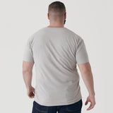 Light Gray V-Neck Tee
