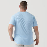 Oxford Blue V-Neck Tee