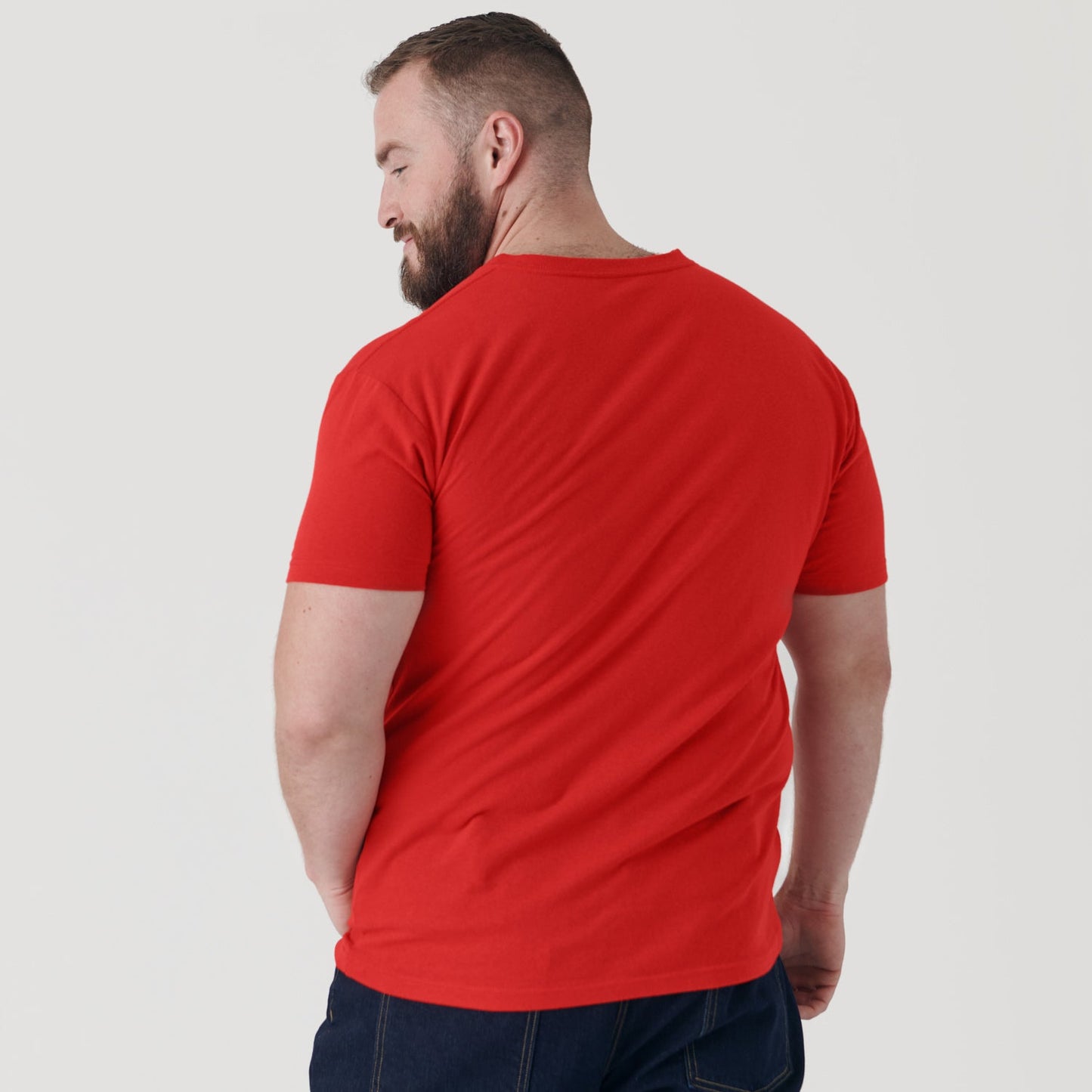 True Red V-Neck Tee