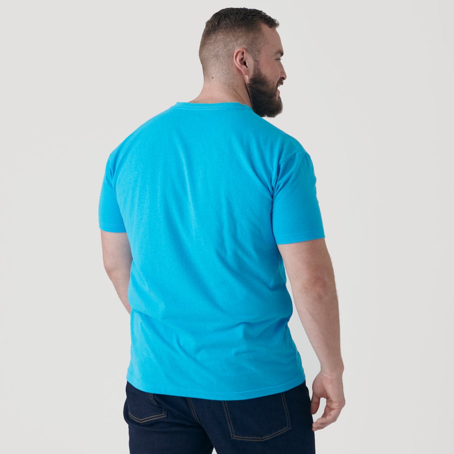 Turquoise V-Neck Tee