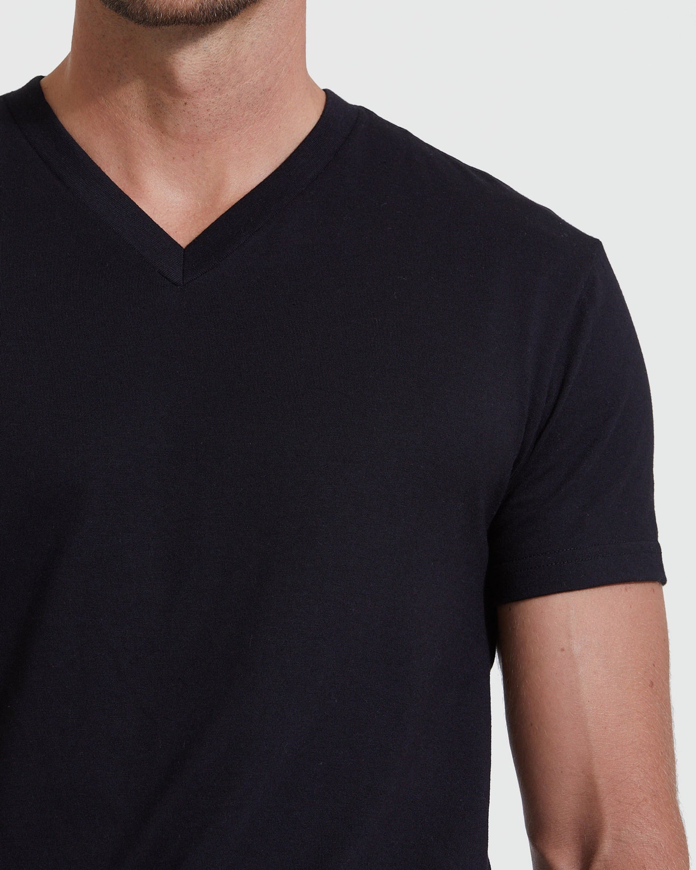 Black Classic V-Neck