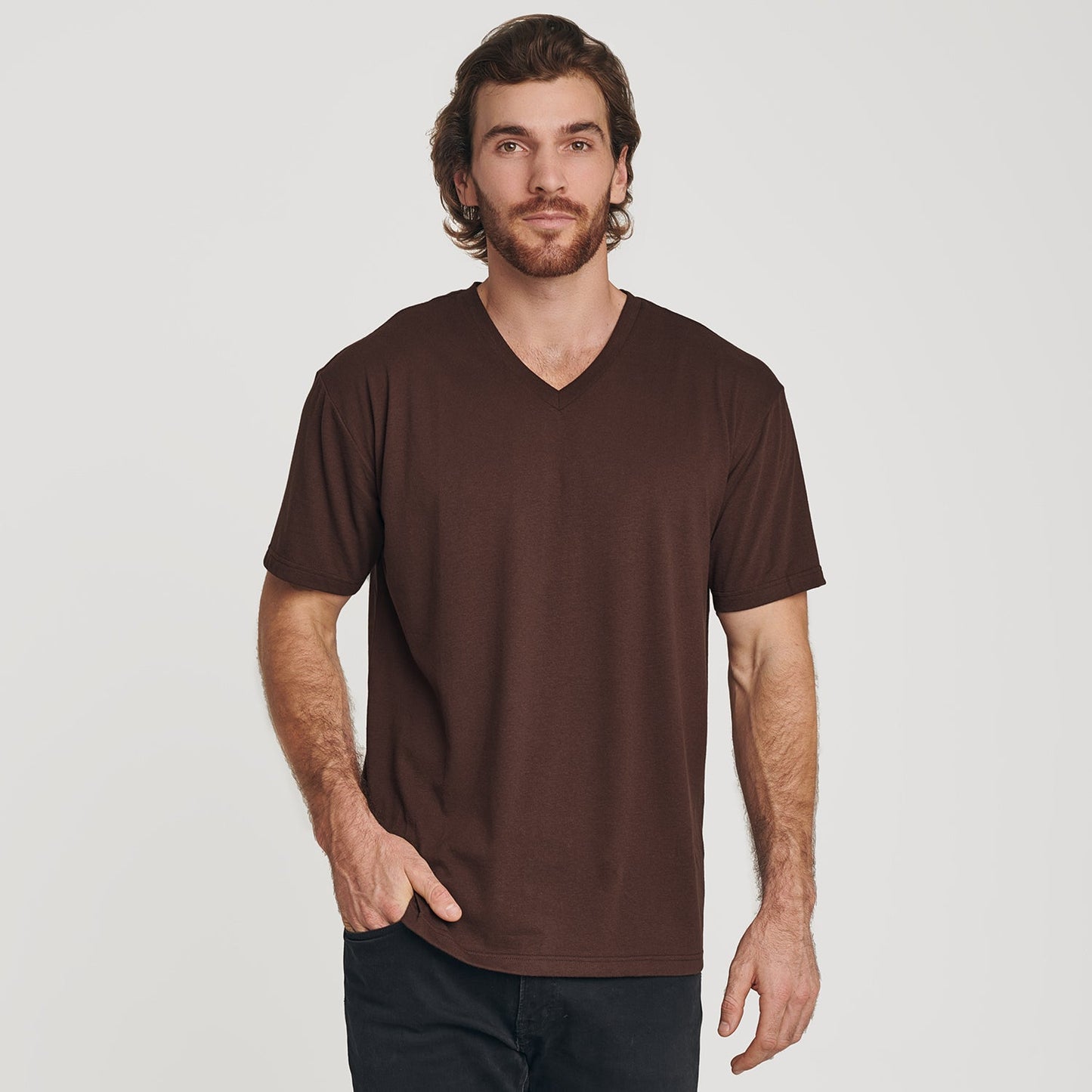 Coffee V-Neck Tee