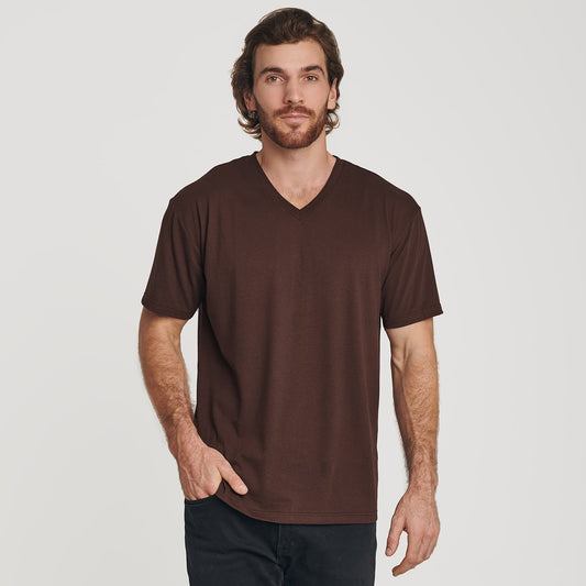 Coffee V-Neck Tee