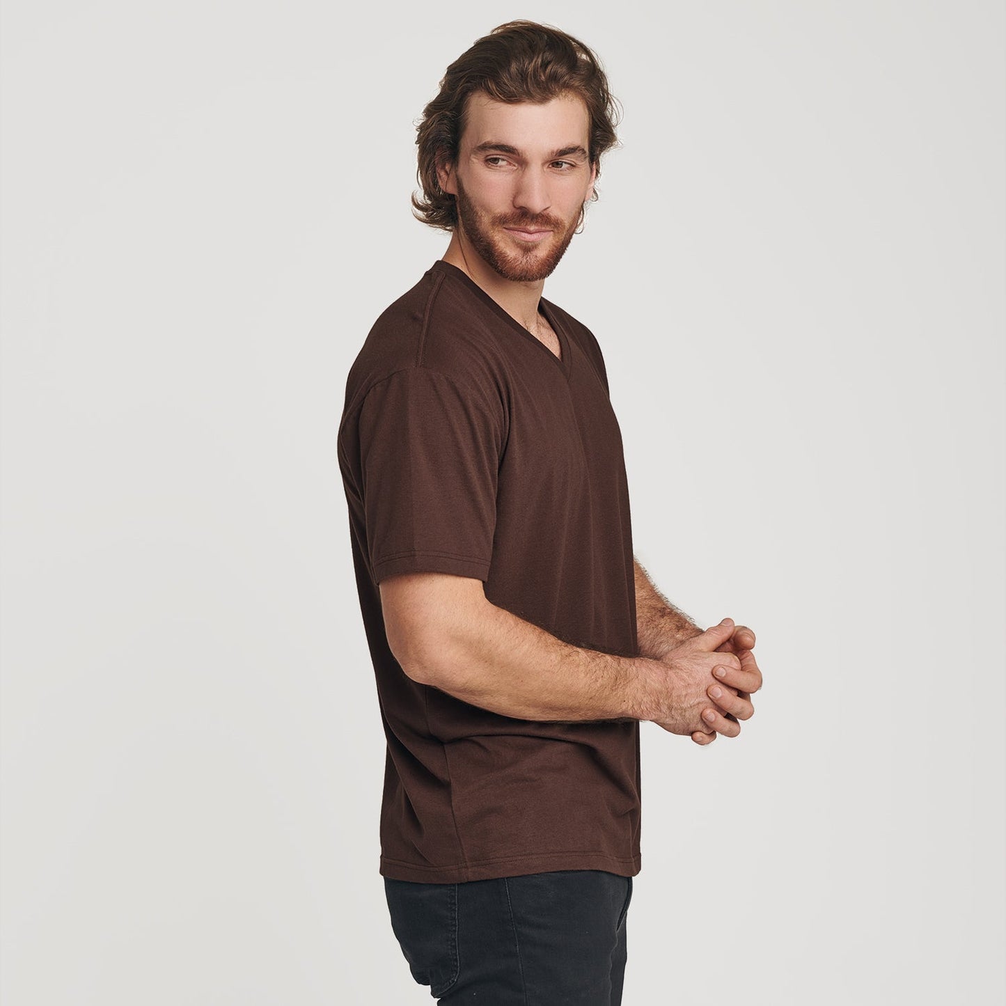 Coffee V-Neck Tee