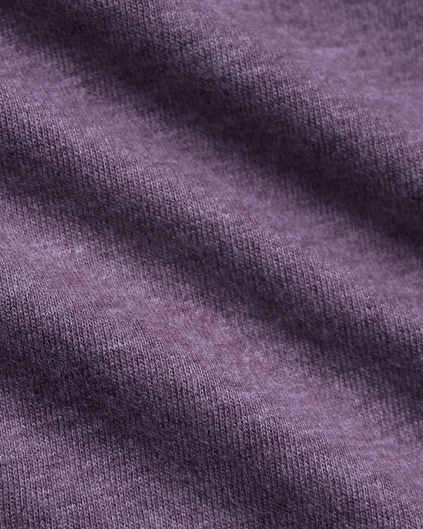 Dark Heather Plum Classic V-Neck
