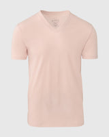 Dusty Pink V-Neck Tee