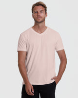 Dusty Pink V-Neck Tee