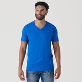 Electric Blue V-Neck Tee