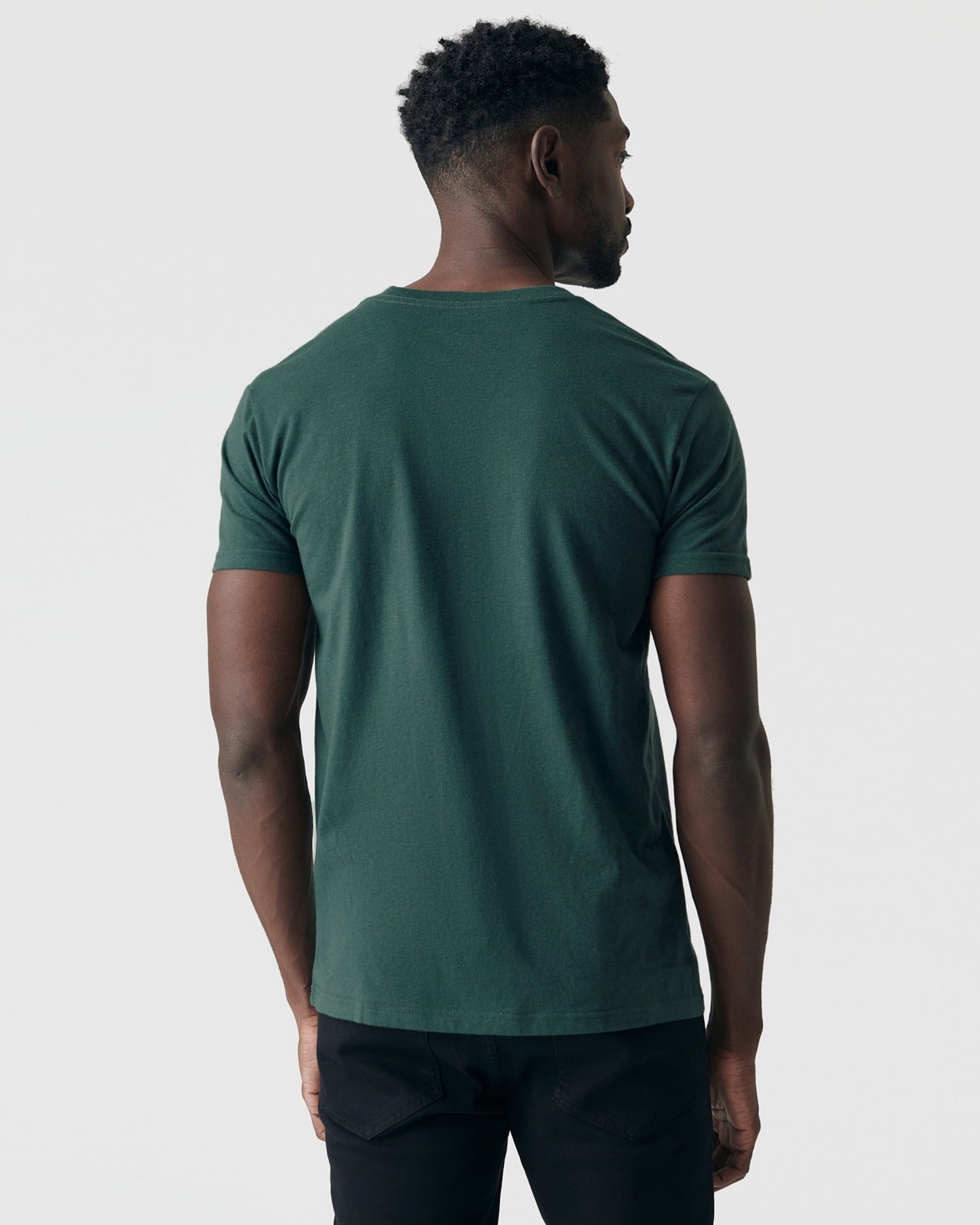 Forest Green V-Neck Tee