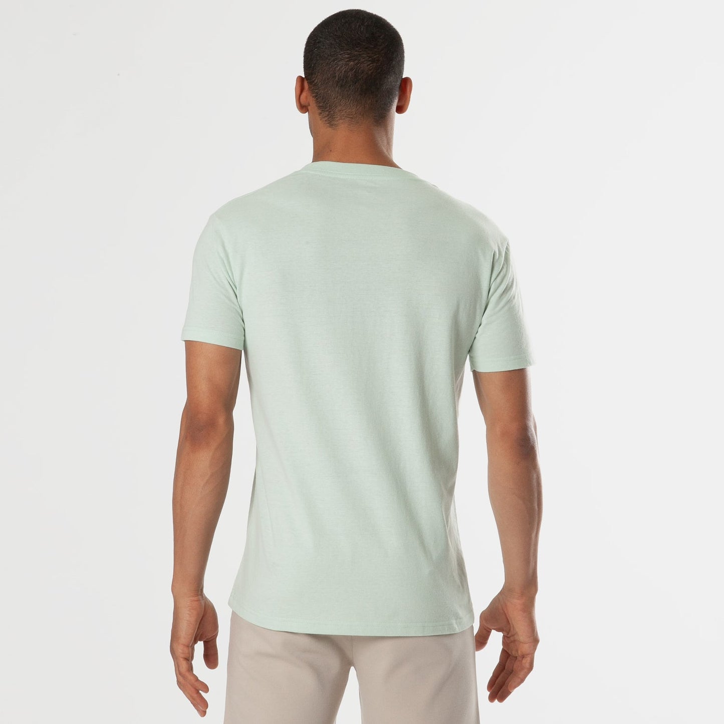 Green Lapis V-Neck Tee
