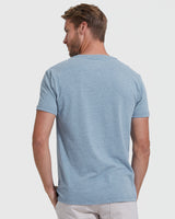Heather Indigo Classic V-Neck