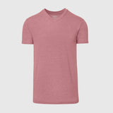 Heather Crimson V-Neck Tee