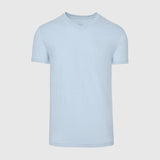 Heather Pale Blue Classic V-Neck